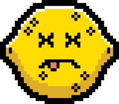 Ölü 8-Bit karikatür limon