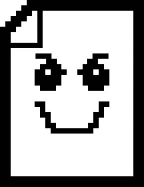 Kötü 8-Bit karikatür kağıt