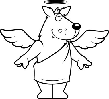 Çizgi film kurt melek