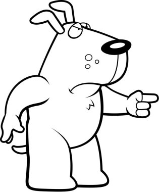 karikatür kızgın köpek