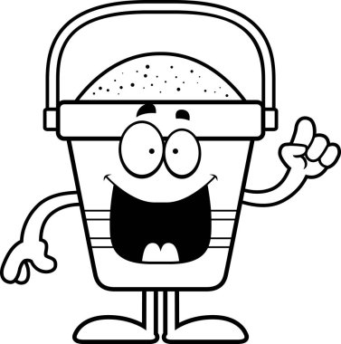 Çizgi film plaj kova fikir