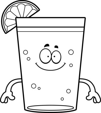 Kireç ile mutlu çizgi film bira