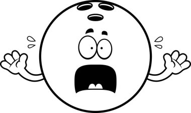 Korkmuş karikatür Bowling topu