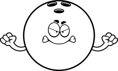 Kızgın çizgi film Bowling topu