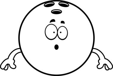 Sürpriz karikatür Bowling topu