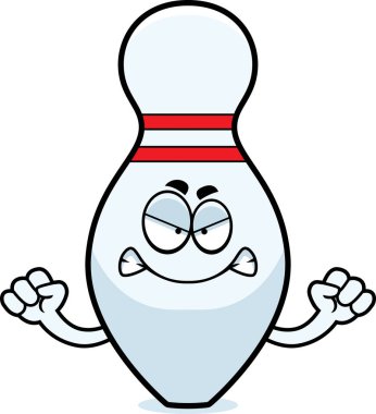Kızgın çizgi film Bowling Pin