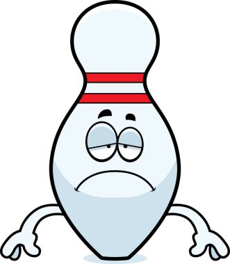 Üzgün çizgi film Bowling Pin