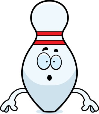 Sürpriz karikatür Bowling Pin