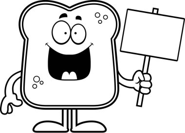 Çizgi film ekmek işareti