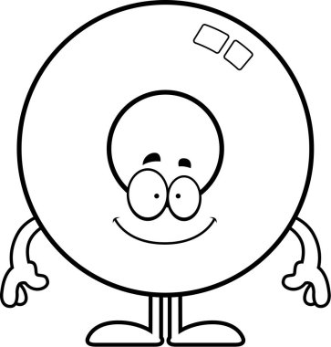 Mutlu karikatür halka