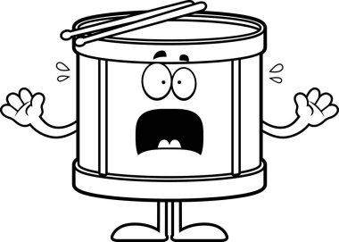 Korkmuş karikatür davul