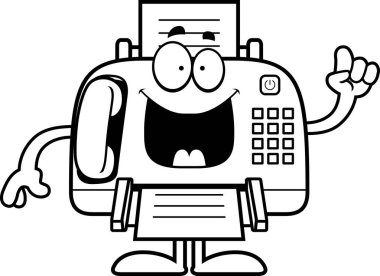 Çizgi film Faks makinesi fikir