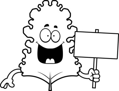 Çizgi film lahana yaprağı işareti