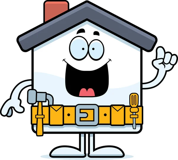 Cartoon Home Improvement Idea — Stock Vector