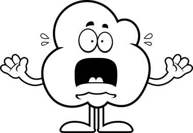 Korkmuş karikatür patlamış mısır