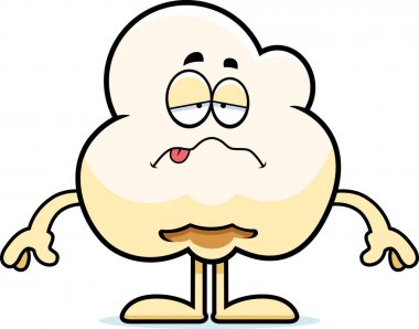 Hasta karikatür patlamış mısır