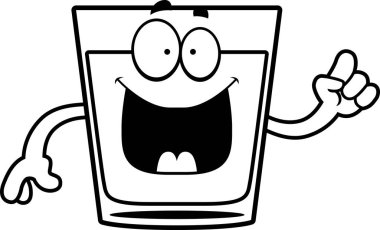 İçki kadehi fikir çizgi film