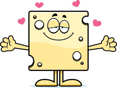 Çizgi film İsviçre peyniri kucaklama