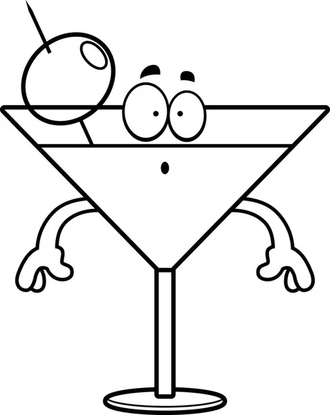 Удивительный мультфильм Martini — стоковый вектор