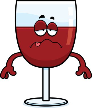 Hasta karikatür şarap