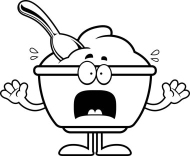 Korkmuş karikatür yoğurt Kupası