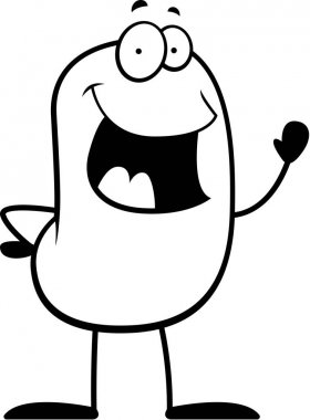 Çizgi film fasulye sallayarak