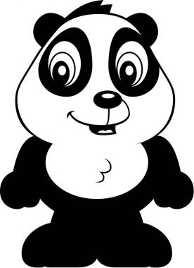 Çizgi film bebek Panda