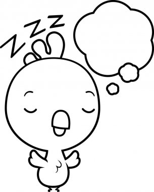 Çizgi film bebek horoz rüya