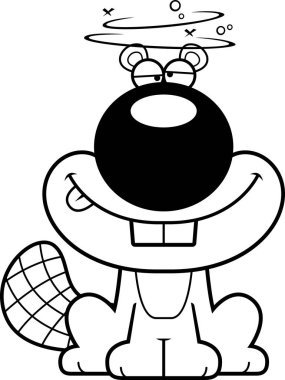 Sarhoş karikatür kunduz