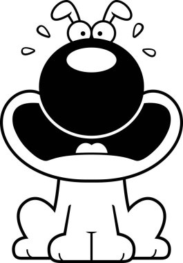 Korkmuş karikatür köpek