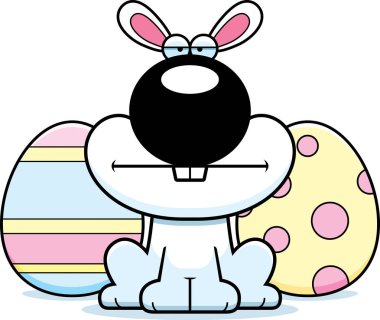 Çizgi film Paskalya tavşanı sıkılmış