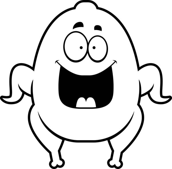 Счастливой мультяшной индейки
