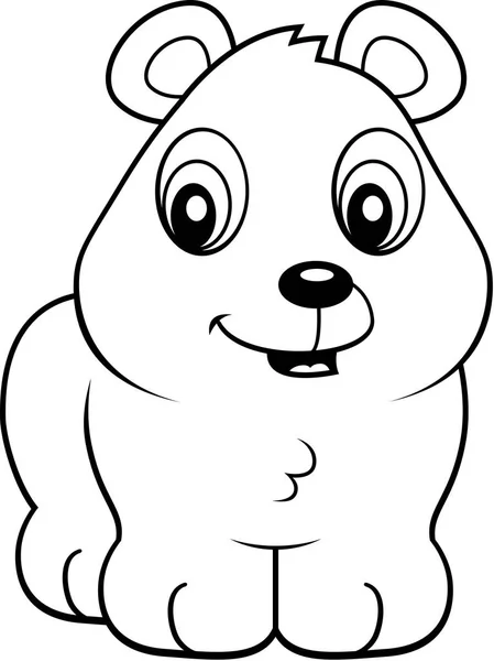 Urso bebé dos desenhos animados —  Vetores de Stock