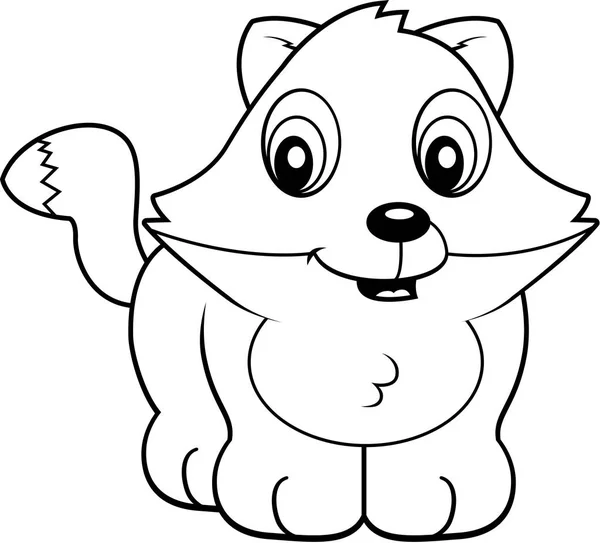Dibujos animados bebé Fox — Archivo Imágenes Vectoriales