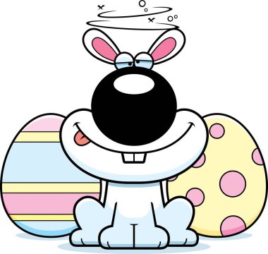 Sarhoş karikatür Paskalya tavşanı