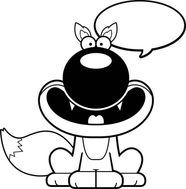 Konuşuyor karikatür Fox