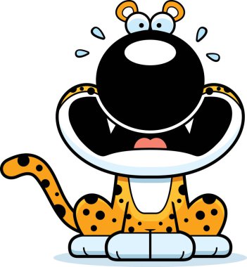 Korkmuş karikatür leopar