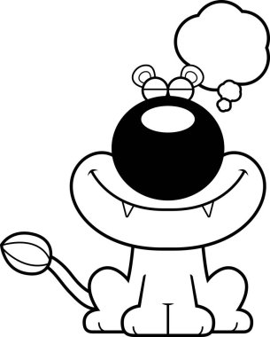 Rüya karikatür dişi aslan