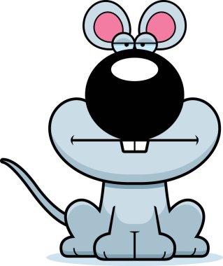 Çizgi film fare bıkkın