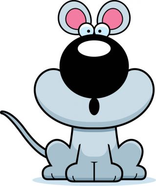 Sürpriz karikatür fare