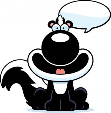 Konuşuyor karikatür kokarca