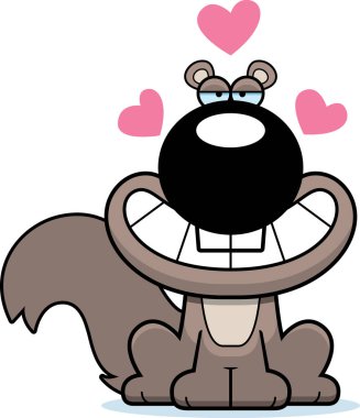 Çizgi film sincap aşk