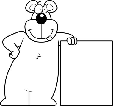 Eğik çizgi film ayı