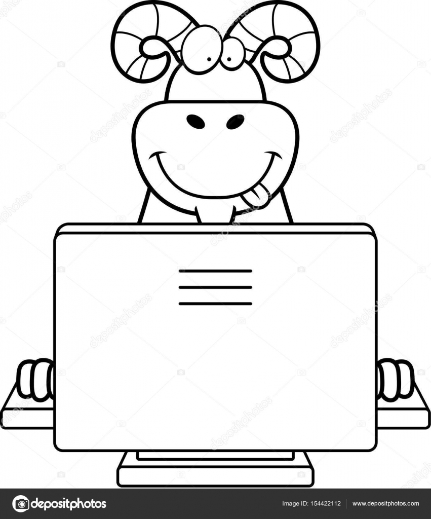 Cartoon Ram Computer vectorafbeelding door © cthoman ⬇ Vectorstock #154422112 Cartoon Ram Computer vectorafbeelding door © cthoman ⬇ Vectorstock #154422112