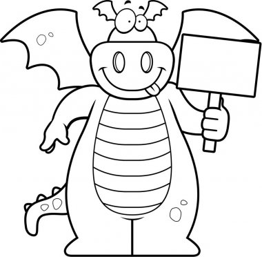 Karikatür ejderha işareti