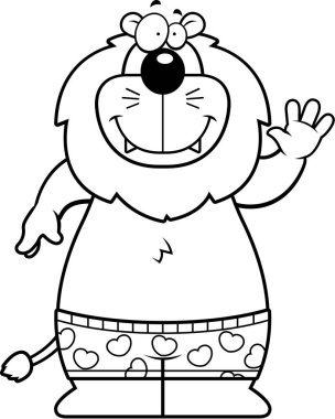 Çizgi film aslan boksörler