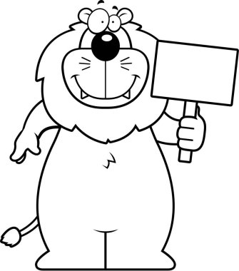 Çizgi film aslan işareti