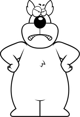 Çizgi film kızgın kurt