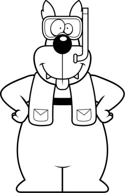 Şnorkel çizgi film kurt