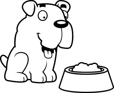 Çizgi film Bulldog gıda